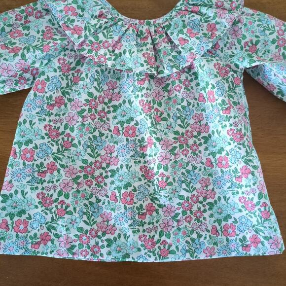 Little English Toddler Girl Long Sleeve Blouse with collar size 24M NEW wth Tags - Picture 2 of 7